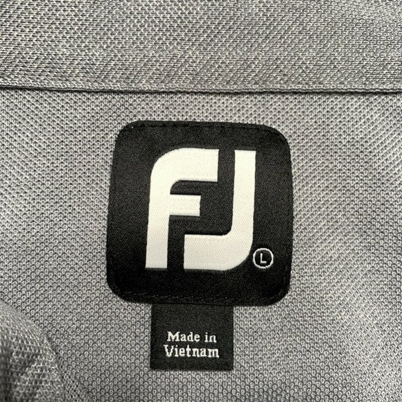 FootJoy Men’s Polo Shirt Size Large Gray Purple - Picture 4 of 4